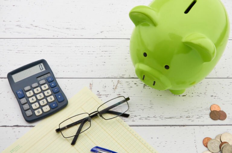 Savings jar representing a freelancer emergency fund